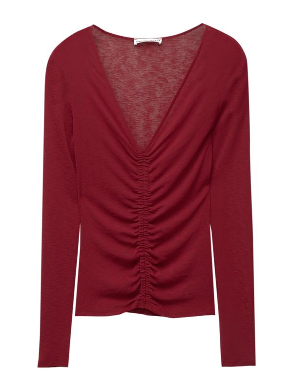 Pull&Bear Pull&Bear Majica  jarko crvena