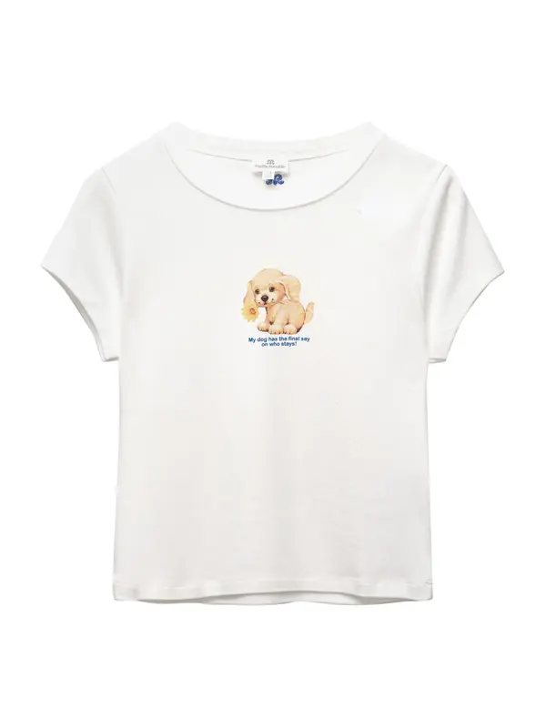 Pull&Bear Pull&Bear Majica 'PACIFIC'  bež / plava / bijela