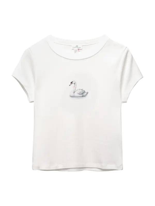 Pull&Bear Pull&Bear Majica 'PACIFIC'  svijetlosiva / roza / crna