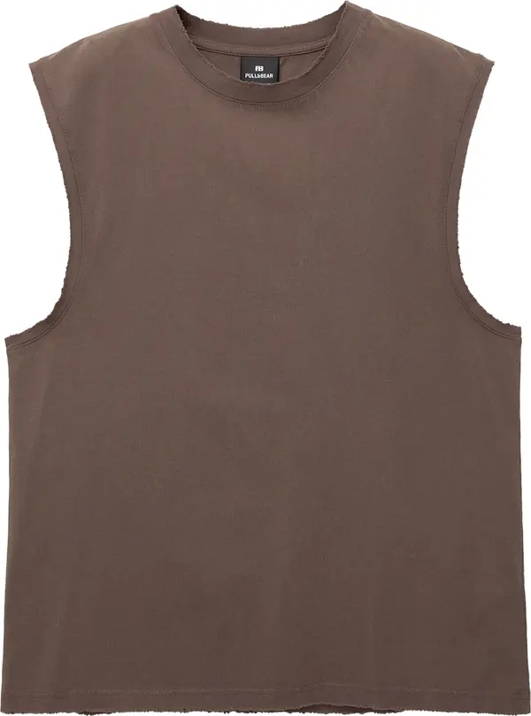 Pull&Bear Pull&Bear Majica  smeđa