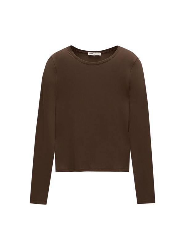 Pull&Bear Pull&Bear Majica  smeđa