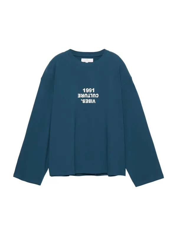 Pull&Bear Pull&Bear Majica 'STREET'  petrol / bijela