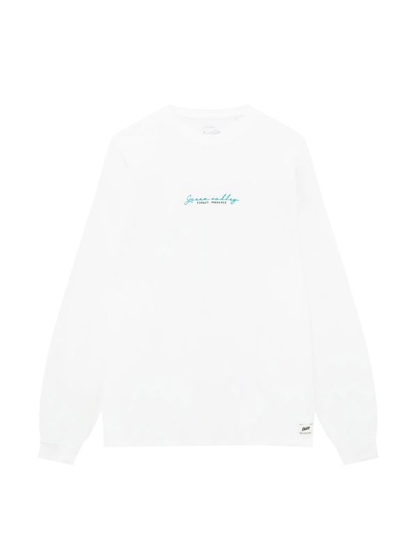 Pull&Bear Pull&Bear Majica  svijetloplava / smeđa / crna / bijela