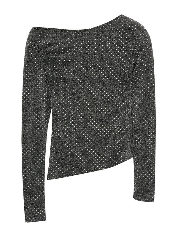 Pull&Bear Pull&Bear Majica  tamo siva / srebro