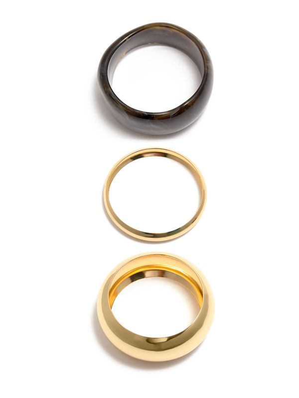 Pull&Bear Pull&Bear Narukvica  brokat / tamno smeđa / zlatna