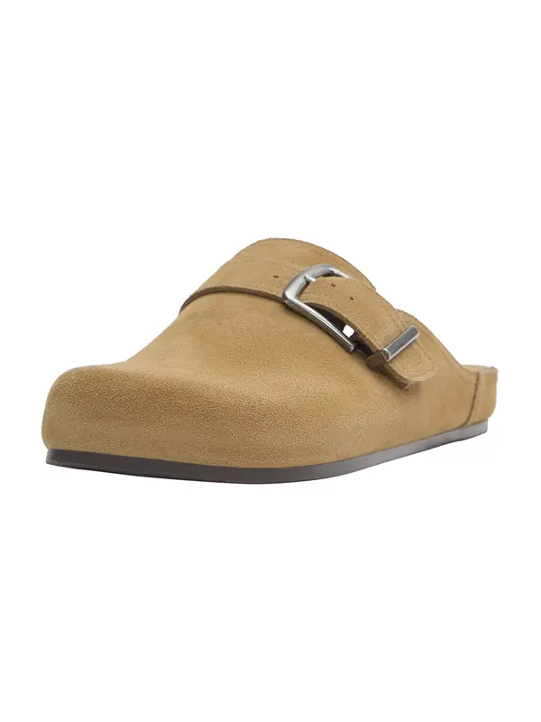 Pull&Bear Pull&Bear Natikače s potpeticom  boja devine dlake (camel)