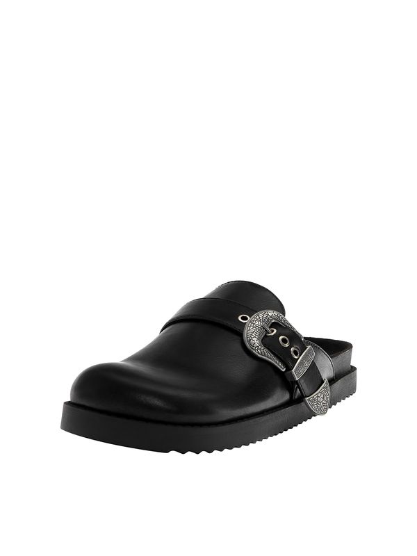 Pull&Bear Pull&Bear Natikače s potpeticom  crna