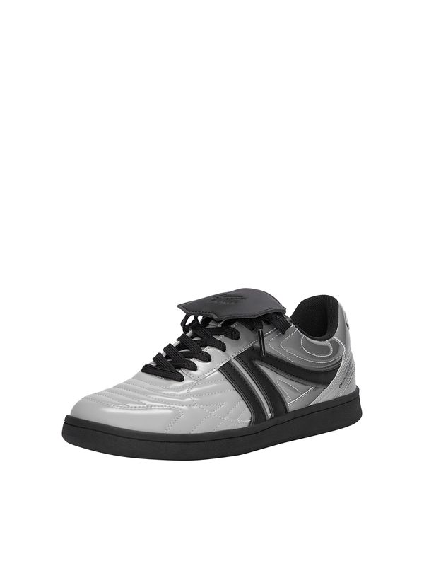 Pull&Bear Pull&Bear Niske tenisice  siva / crna