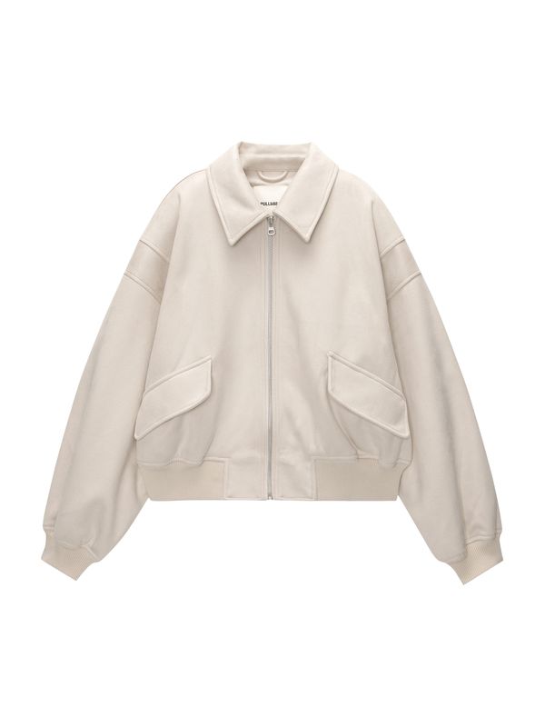 Pull&Bear Pull&Bear Prijelazna jakna  boja pijeska