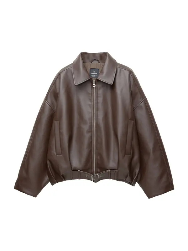 Pull&Bear Pull&Bear Prijelazna jakna  čokolada