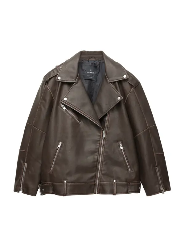 Pull&Bear Pull&Bear Prijelazna jakna  čokolada