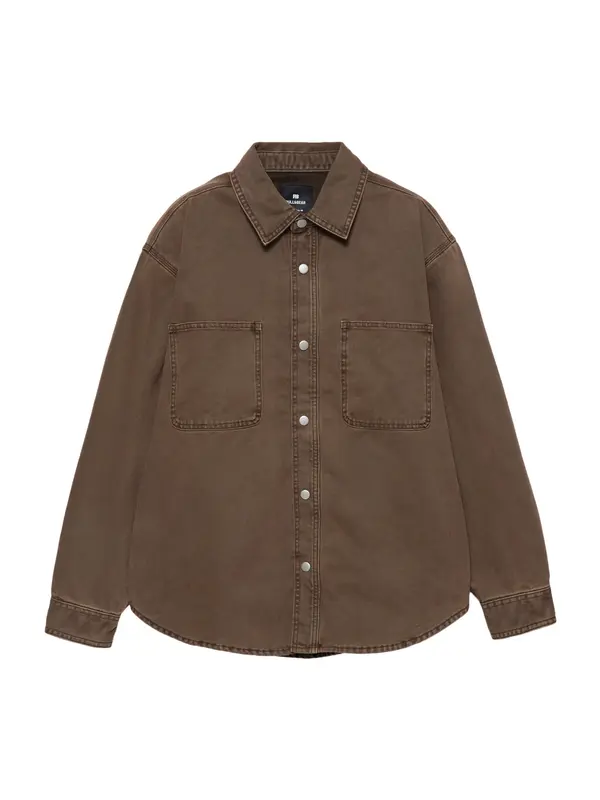 Pull&Bear Pull&Bear Prijelazna jakna  čokolada
