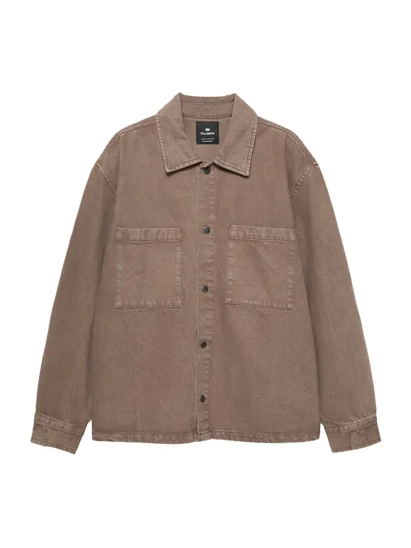 Pull&Bear Pull&Bear Prijelazna jakna  čokolada