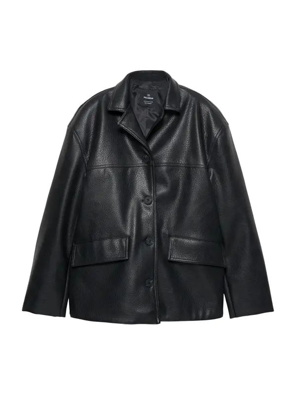 Pull&Bear Pull&Bear Prijelazna jakna  crna