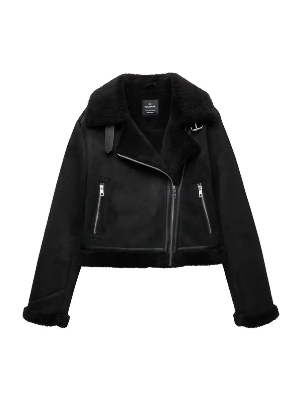 Pull&Bear Pull&Bear Prijelazna jakna  crna