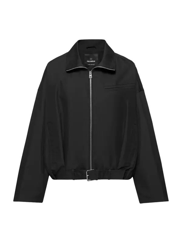 Pull&Bear Pull&Bear Prijelazna jakna  crna