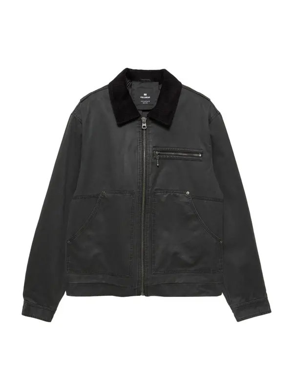 Pull&Bear Pull&Bear Prijelazna jakna  crna