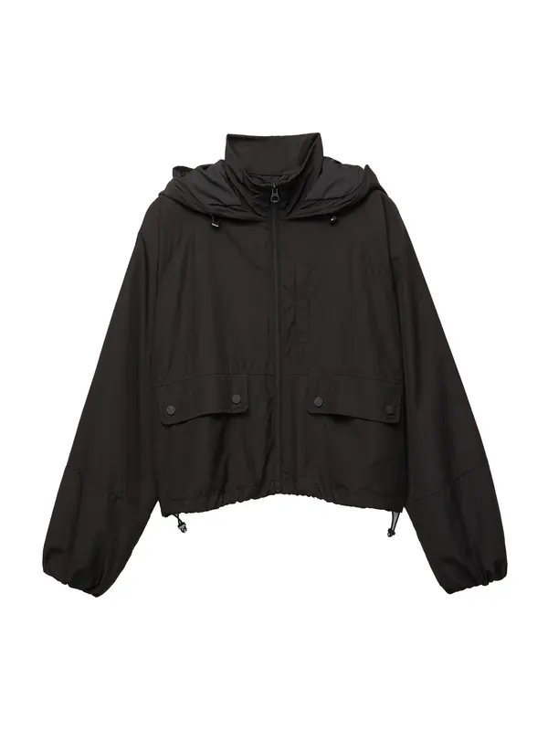 Pull&Bear Pull&Bear Prijelazna jakna  crna