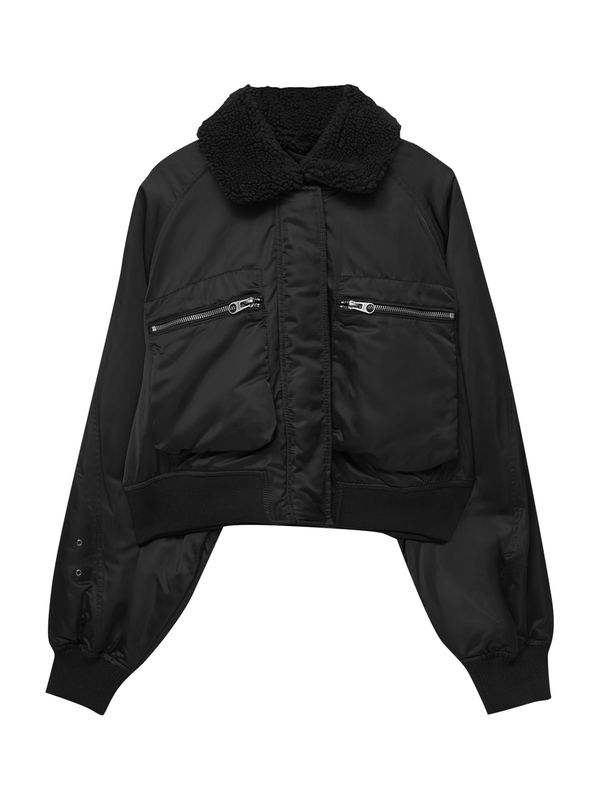 Pull&Bear Pull&Bear Prijelazna jakna  crna