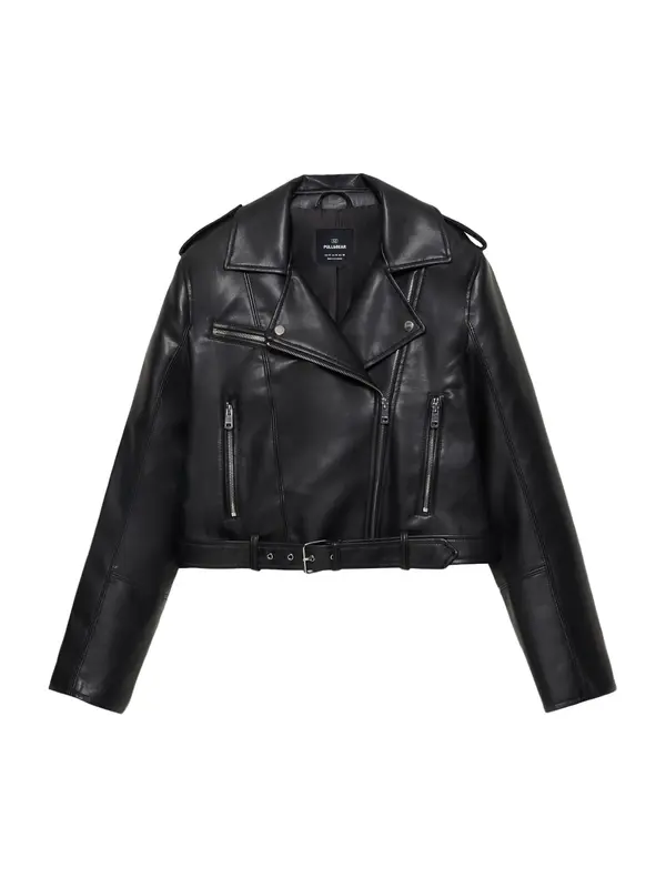 Pull&Bear Pull&Bear Prijelazna jakna  crna