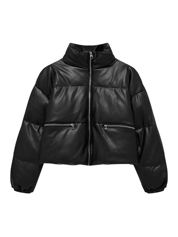 Pull&Bear Pull&Bear Prijelazna jakna  crna