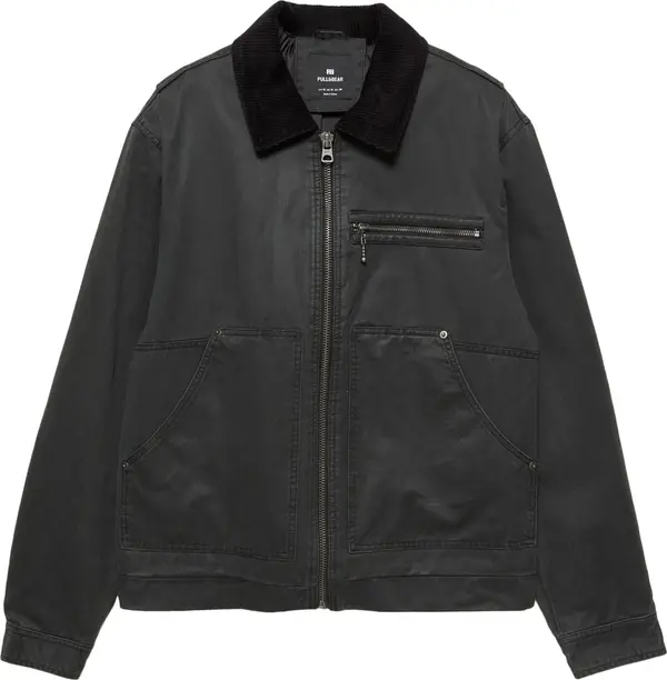 Pull&Bear Pull&Bear Prijelazna jakna  crna