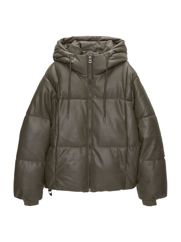 Pull&Bear Pull&Bear Prijelazna jakna  maslinasta