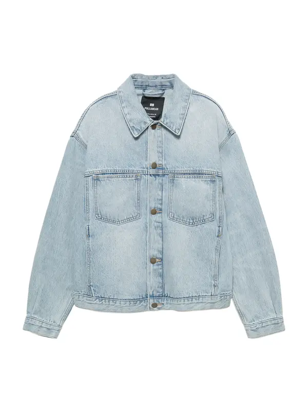 Pull&Bear Pull&Bear Prijelazna jakna  plavi traper