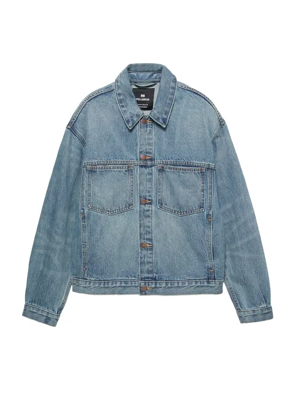 Pull&Bear Pull&Bear Prijelazna jakna  plavi traper