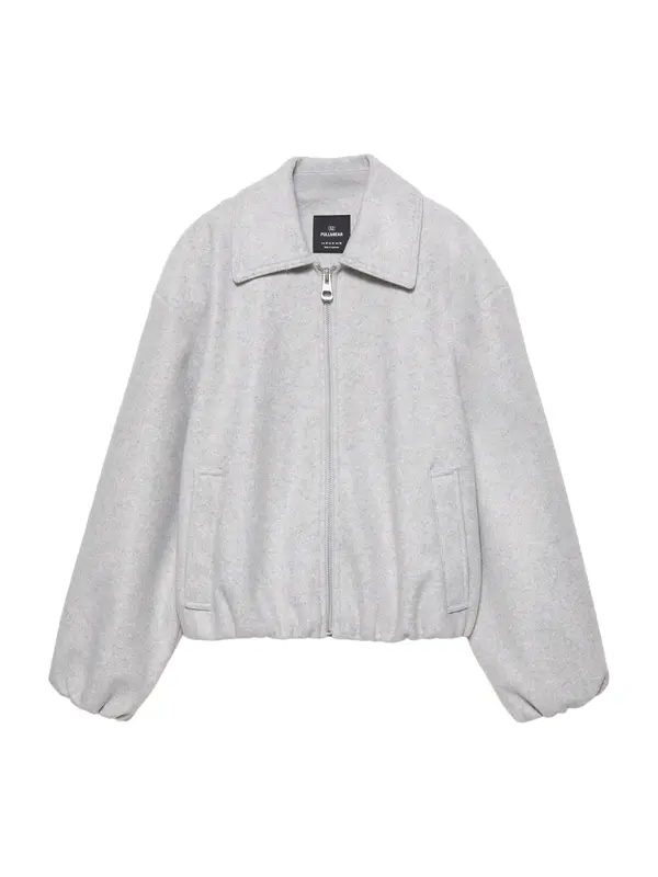 Pull&Bear Pull&Bear Prijelazna jakna  siva