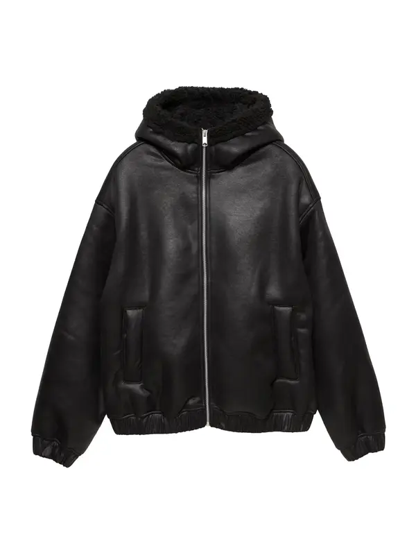 Pull&Bear Pull&Bear Prijelazna jakna 'STWD'  crna