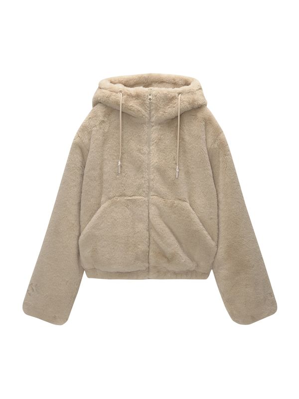 Pull&Bear Pull&Bear Prijelazna jakna  svijetlosmeđa