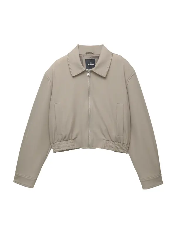 Pull&Bear Pull&Bear Prijelazna jakna  tamno bež