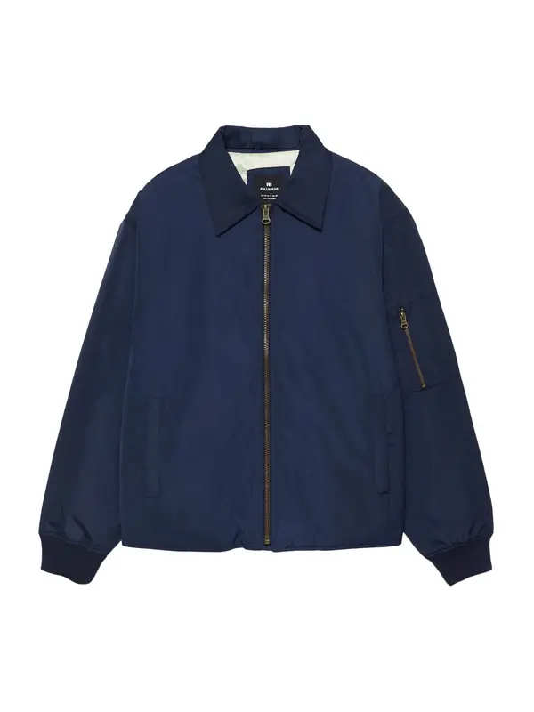 Pull&Bear Pull&Bear Prijelazna jakna  tamno plava