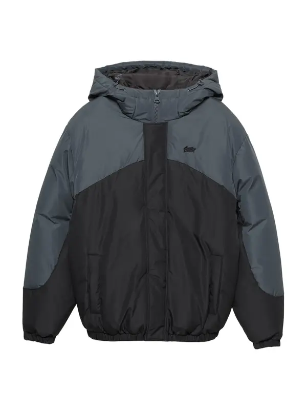 Pull&Bear Pull&Bear Prijelazna jakna  tamo siva / crna