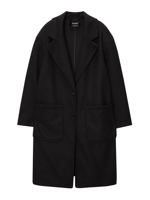 Pull&Bear Pull&Bear Prijelazni kaput  crna