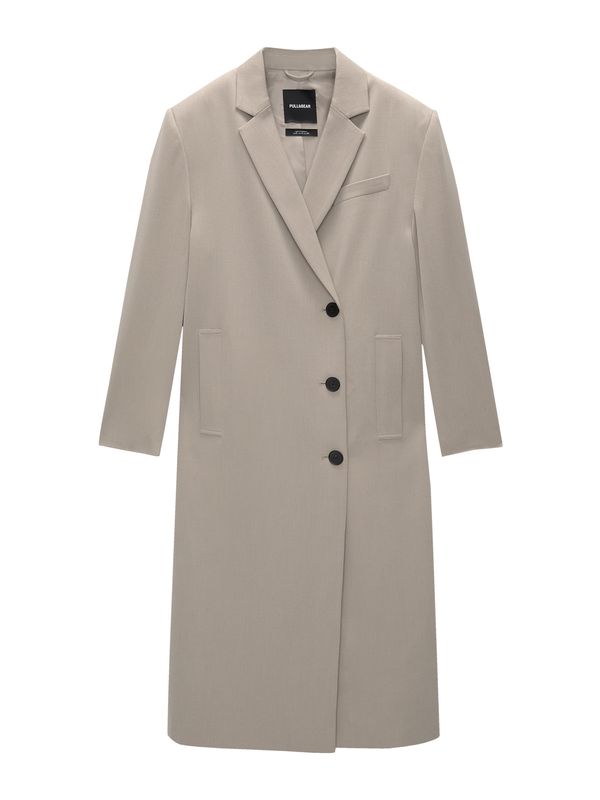 Pull&Bear Pull&Bear Prijelazni kaput  ecru/prljavo bijela