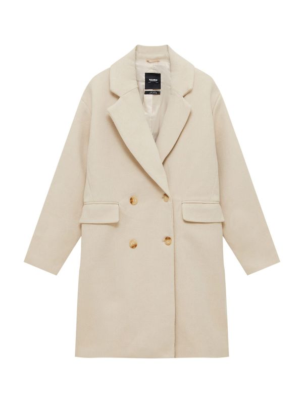 Pull&Bear Pull&Bear Prijelazni kaput  ecru/prljavo bijela