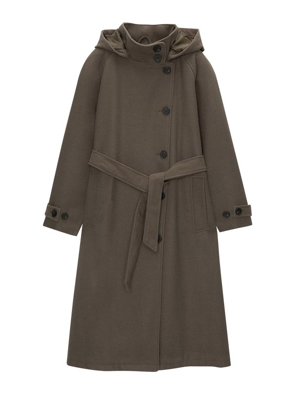 Pull&Bear Pull&Bear Prijelazni kaput  maslinasta