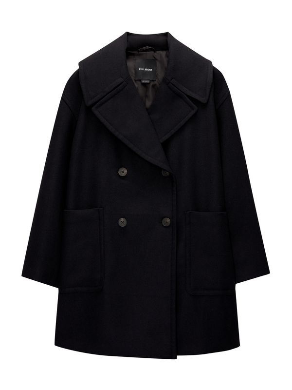 Pull&Bear Pull&Bear Prijelazni kaput  mornarsko plava