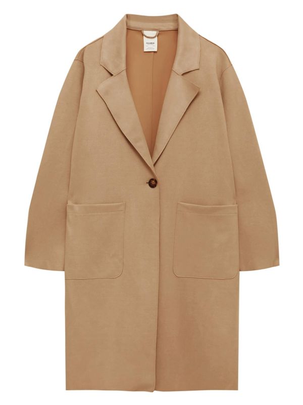 Pull&Bear Pull&Bear Prijelazni kaput  pijesak