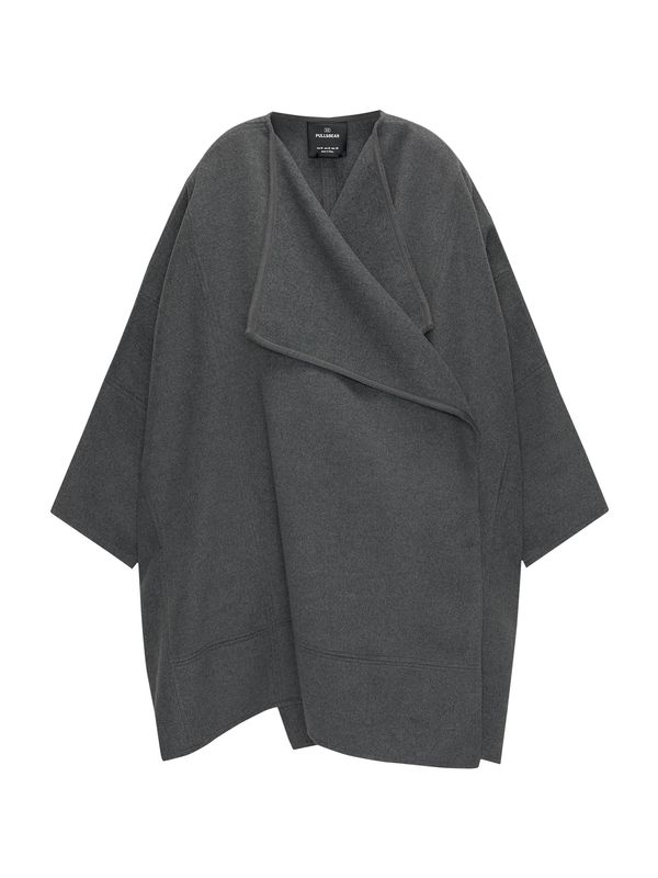 Pull&Bear Pull&Bear Prijelazni kaput  siva melange