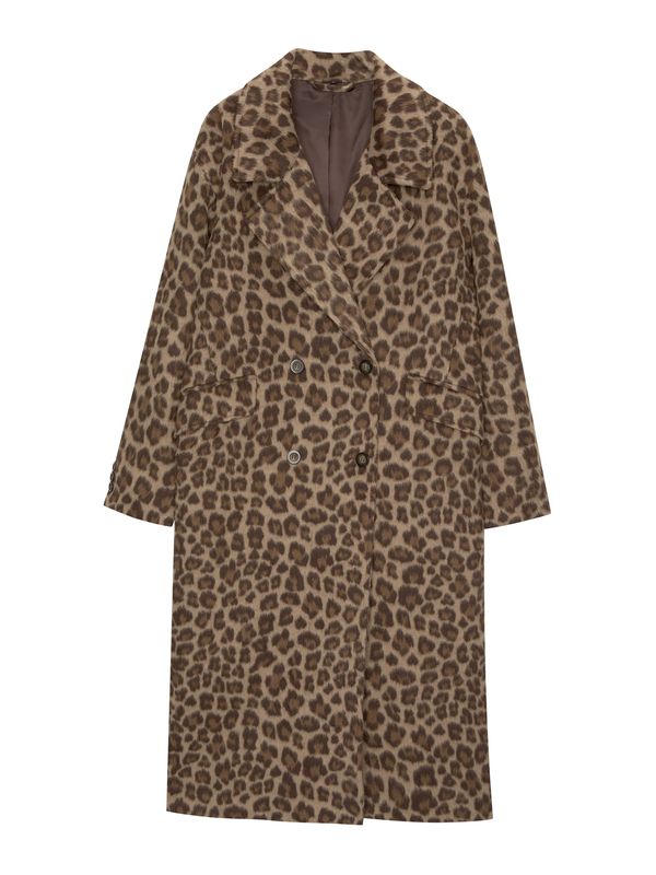 Pull&Bear Pull&Bear Prijelazni kaput  smeđa / svijetlosmeđa