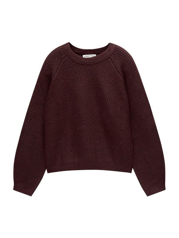 Pull&Bear Pull&Bear Pulover  boja vina