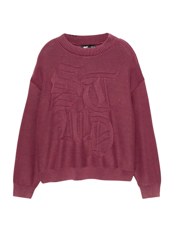 Pull&Bear Pull&Bear Pulover  burgund