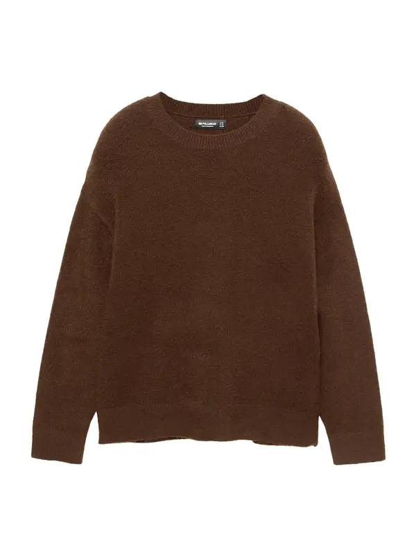 Pull&Bear Pull&Bear Pulover  čokolada