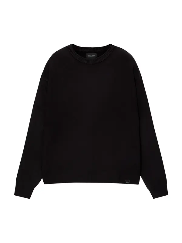 Pull&Bear Pull&Bear Pulover  crna