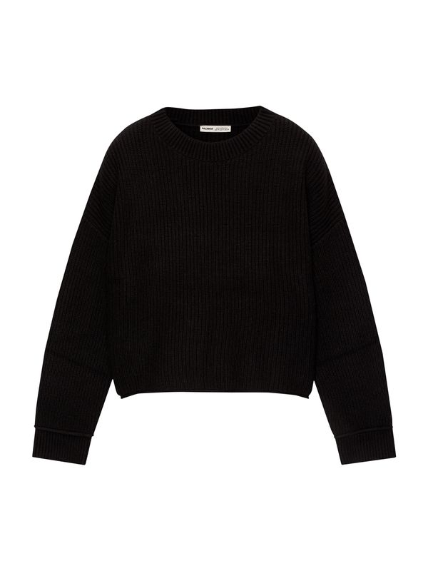 Pull&Bear Pull&Bear Pulover  crna