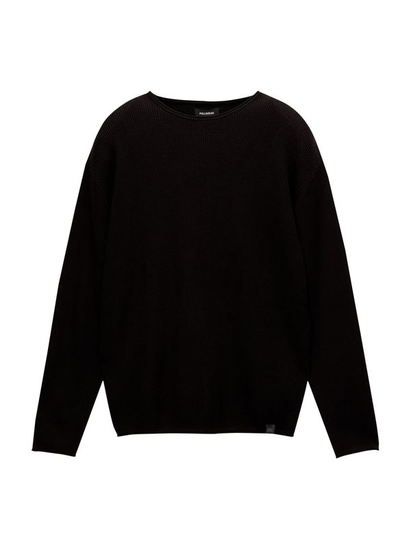 Pull&Bear Pull&Bear Pulover  crna