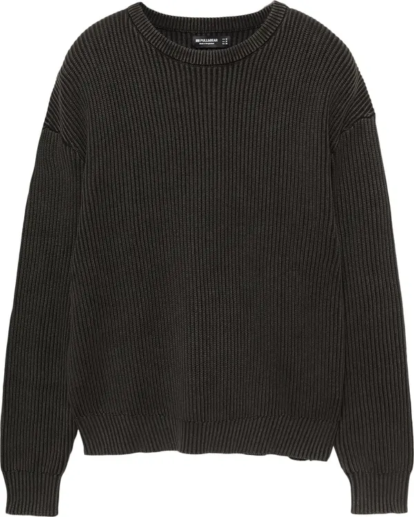 Pull&Bear Pull&Bear Pulover  crna